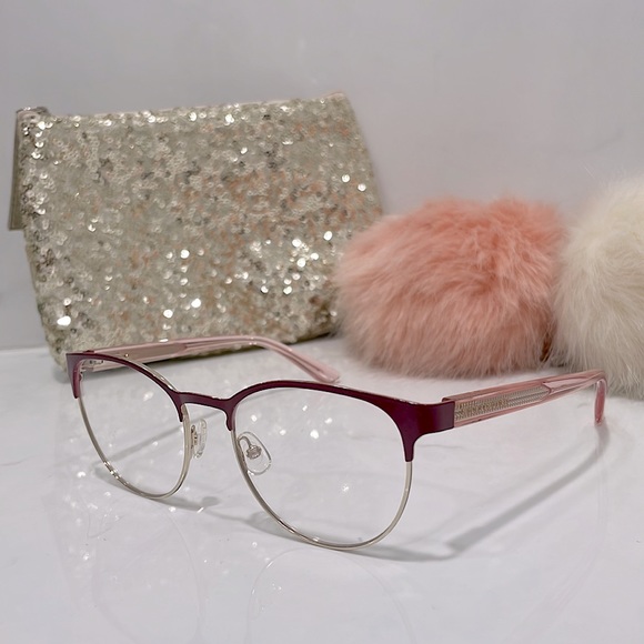 Juicy Couture Accessories - Juicy Couture Gold and Pink Glasses